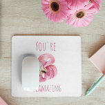 Moderne Sie sind fantastisch Schönheit pink Flamin Mousepad<br><div class="desc">Moderne Sie sind fantastisch Schönheit pink Flamingo</div>