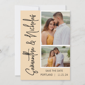 Moderne Signatur Save the Date