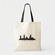 Moderne Silhouette eines Stadtbildes als Geschenk