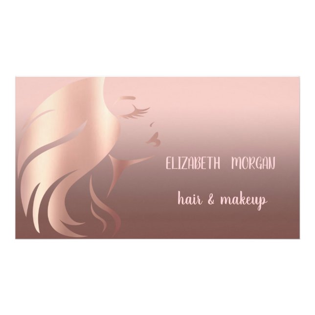 Moderne Silhouette für Mädchen Fotodruck (Vorne)