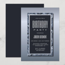 Moderne Silver Birthday Party