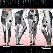 Moderne Silver Shimmer schatten kühne schwarze Sta
