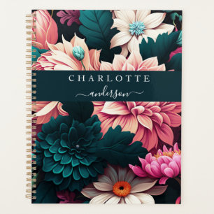 Moderne, simple, élégant, planificateur de fleurs