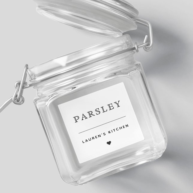 Moderne simple étanche Cuisine étanche Étiquette d (Créateur téléchargé)