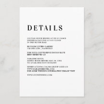 Moderne, simple, frisch - Carte de boîtier Hochzei