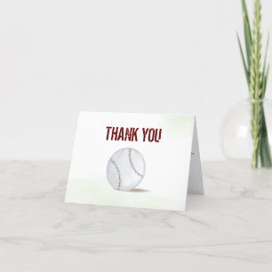 Moderne Simple Minimaliste Baseball Merci