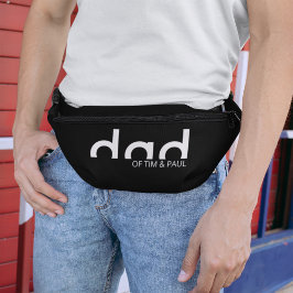 Moderne Simple père noir et blanc