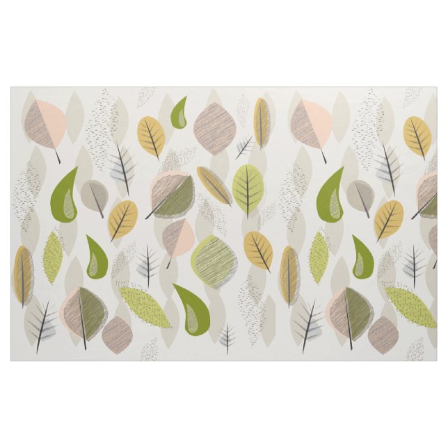 Moderne sinkende Blätter des Mittelalters Stoff (Yard (91,4 cm))