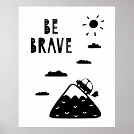 Moderne Skandale sind tapferes Kinderzimmer Poster