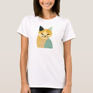 Moderne skandinavische minimalistische geometrisch T-Shirt