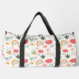 Moderne skandinavische Spielmotive Duffle Bag
