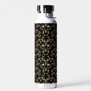 Moderne skandinavische Volkskunst Trinkflasche