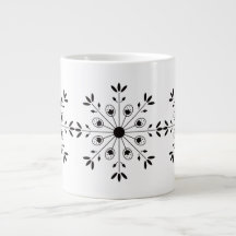 Moderne skandinavische Weihnachtsschneeflocke