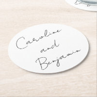 Moderne Skripthandschrift Wedding Boho White