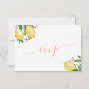 Moderne Skriptklauseln für Hochzeiten RSVP Karte