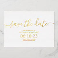 Moderne SkriptWedding Save the Date