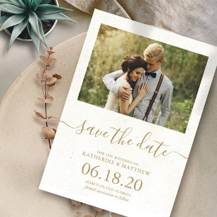 Moderne SkriptWedding speichert die Datumskarten Save The Date