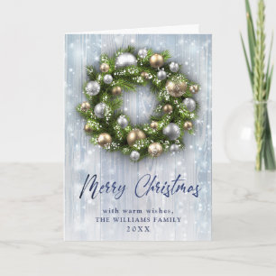 Moderne Snowflake Weihnachten Firmengrüße
