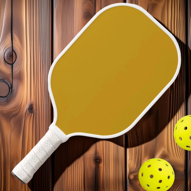Moderne Solid-Golden Ochre-Farbe des Mitteljahrhun Pickleball Schläger (Von Creator hochgeladen)