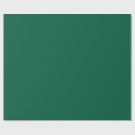 Moderne Solid Green Minimalistisch & vielseitig Geschenkpapier