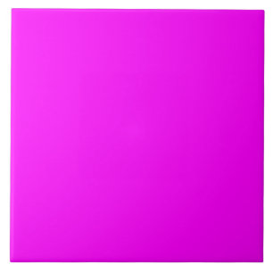 Moderne Solid Pink Magenta Keramik Tile Fliese