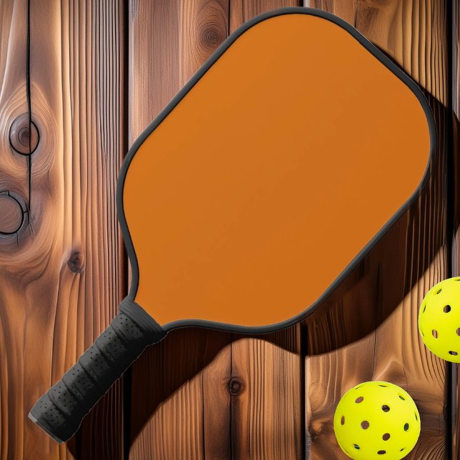 Moderne Solid Warm Citrus Farbe Mitte des Jahrhund Pickleball Schläger (Von Creator hochgeladen)
