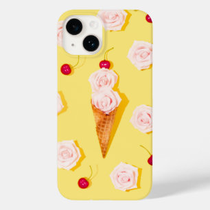 Moderne Sommerblumen-Eiscreme Sommer Case-Mate iPhone 14 Hülle