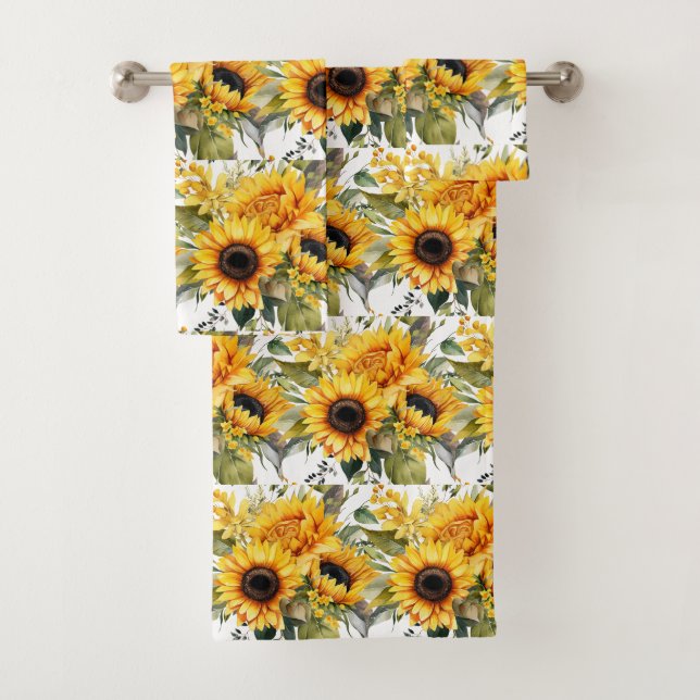 Moderne Sonnenblumen Blumenstrauß Set (Insitu)