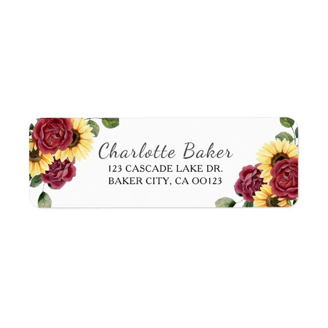 Moderne Sonnenblumen und Rose (Vorne)