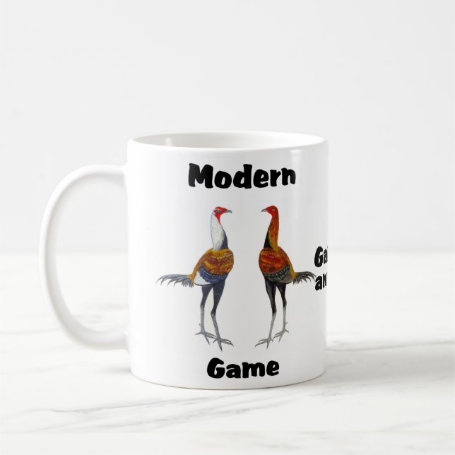 Moderne Spiel-Geflügel-Tasse Kaffeetasse (Links)