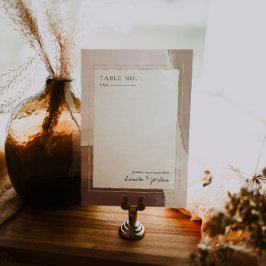 Moderne Spikatour Terracotta | TISCHNUMMER