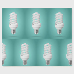 Moderne Spiral-Kompaktleuchtstofflampe Geschenkpapier