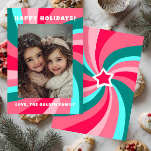 Moderne Spirale FROHE WEIHNACHTEN INDIVIDUELLES FO