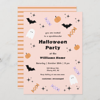 Moderne Spooktacular Halloween-Party Einladung