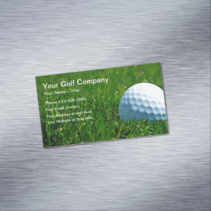 Moderne Sport Golf Thema Magnetische Visitenkarten Visitenkarte