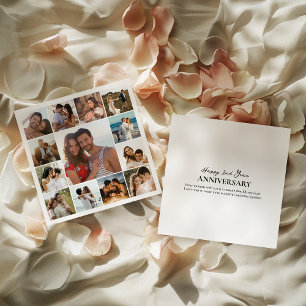 Moderne Square Foto Collage Hochzeit Jahrestag