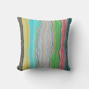 Moderne Squiggles 16 x 16 Außengewinde Kissen