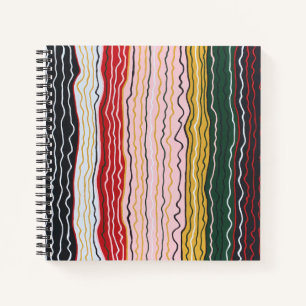 Moderne Squiggles 2 Notebook Notizbuch