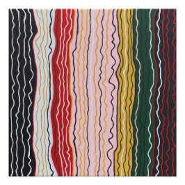 Moderne Squiggles 2 Perfect Poster