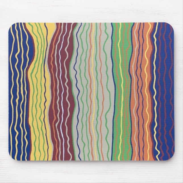 Moderne Squiggles 3 Mousepad (Vorne)