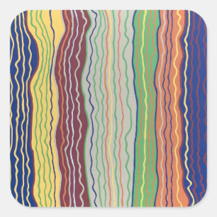 Moderne Squiggles 3 Sticker