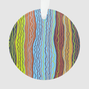 Moderne Squiggles 4 Acrylschmuck Ornament