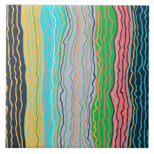 Moderne Squiggles 6 x 6 Keramiken Tile Fliese