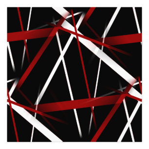 Moderne städtische Geometrie in Schwarz, Weiß und  Fotodruck