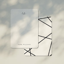 Moderne Stationery für geometrische Linien