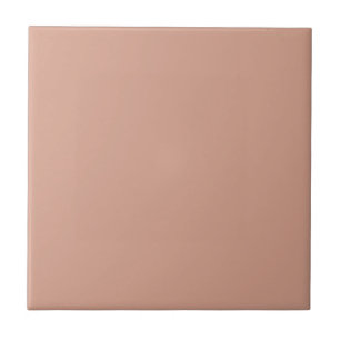 Moderne staubige Pfirsich-Rosa einfarbig Fliese