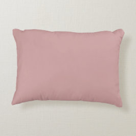 Moderne staubige Rose rosa Schlicht Solid Color Dekokissen