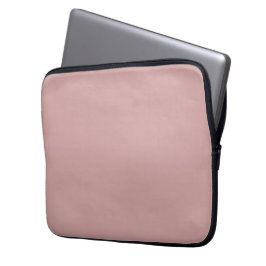Moderne staubige Rose rosa Schlicht Solid Color Laptopschutzhülle