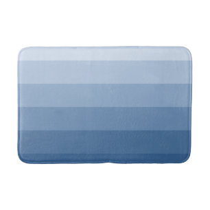 Moderne Steigungs-blaue Streifen Badematte