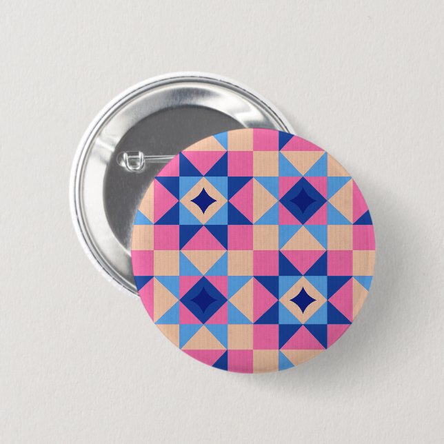 Moderne Stern-Block-Decke Button (Vorne & Hinten)